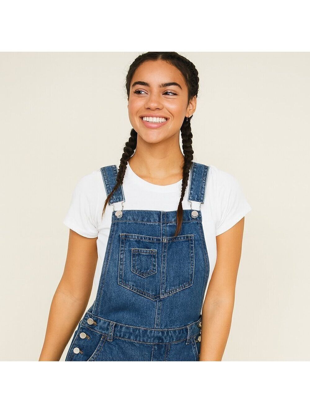 Love Tree Denim Short Overalls - Picture 16 of 16